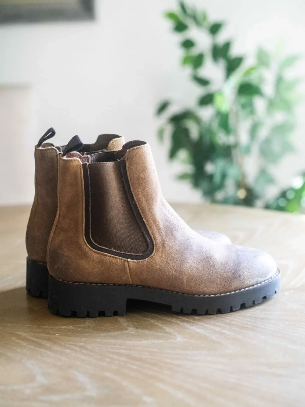 Thursday Boot Company Chelsea Legend boots in Safari Suede Tan